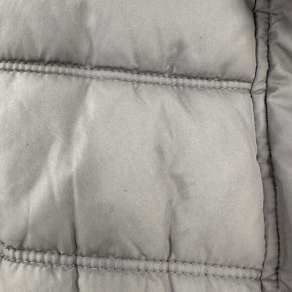 Gap Brown Snap Zipper Front Closure Lined Puffer Vest Women's Size Medium FLAWED - Picture 5 of 12